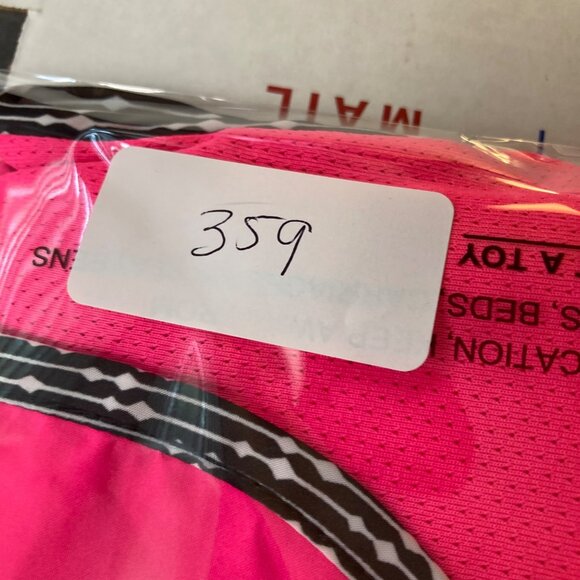 Womens Nike Dri Fit Running Shorts Swoosh Pink Black XL Polyester - Picture 7 of 7